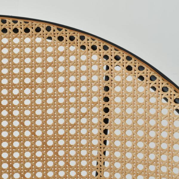 Armless Dining Rattan Wood Table With Wicker Chairs Custom