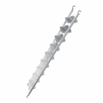 Step Height 30cm Scaffolding Climbing Platforms Aluminum/HDG