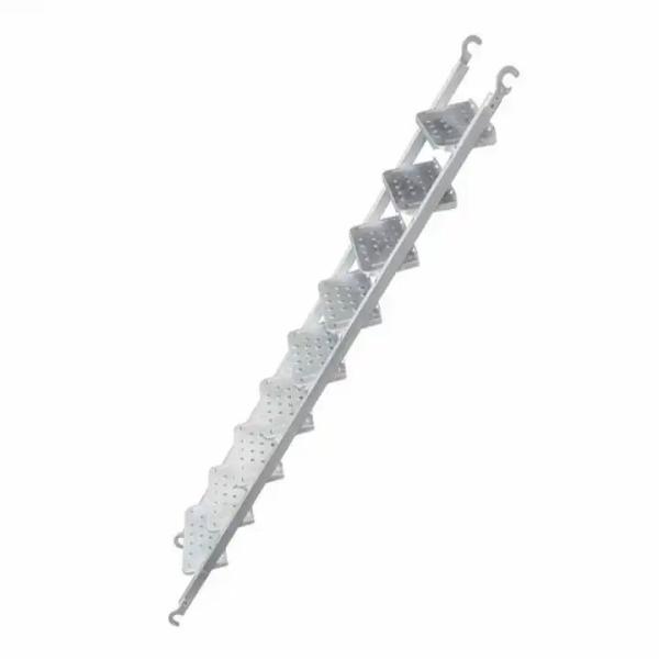 Step Height 30cm Scaffolding Climbing Platforms Aluminum/HDG