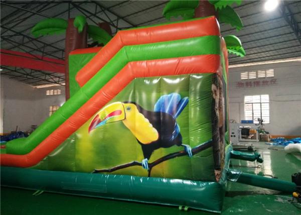 Tree Kids Commercial Bounce House Full Digital Printing Convenient Installation