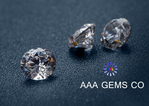 Eight Hearts And Eight Arrows Round Moissanite Colorless 5mm