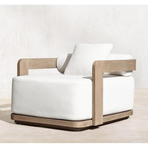 Multiple Designs Weathered Teak Outdoor Sofa Set for Solid Teak Garden Furniture