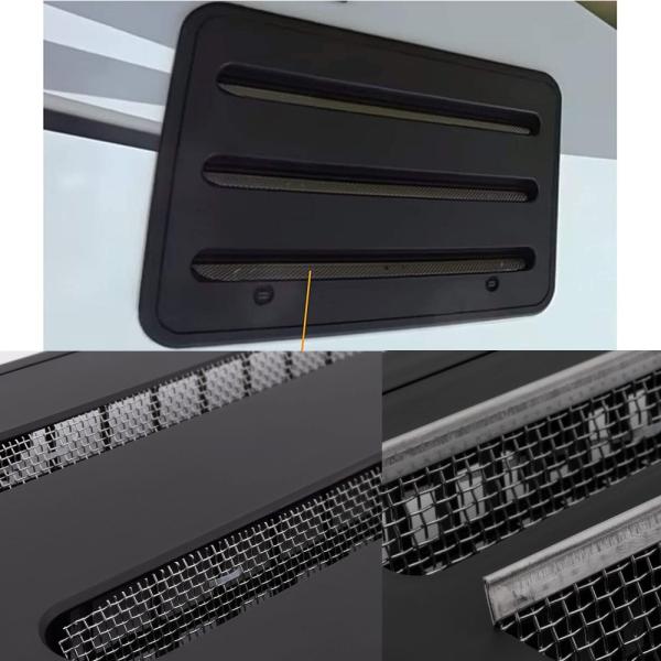 16'' RV Trailer Accessories Refrigerator Screen With 6 Zip Ties