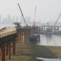 Q235 Ponts galvanisés préfabriqués en acier léger de grande portée