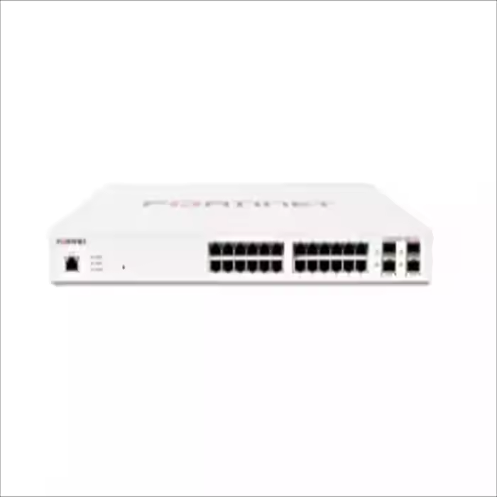Original Fortinet Fortiswitch 124F FS-124F 24 Port Network Switch with 10/100/1000Mbps and 128 Gbps Switching Capacity