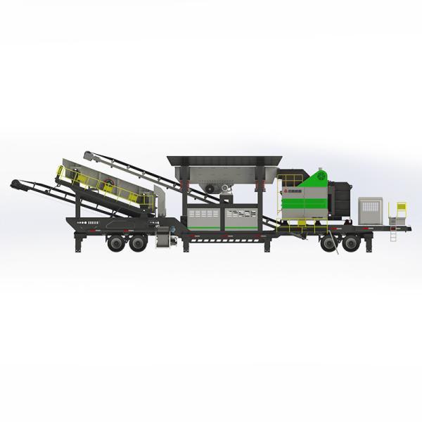 80-120t/H Mobile Mining Crusher Mining Equipment Customizable Color