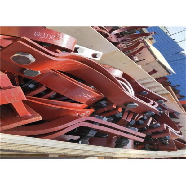 Q235b Electric Power Fitting Cable Accessories And Nut Stainless Steel U Bolt 4.8 Grade