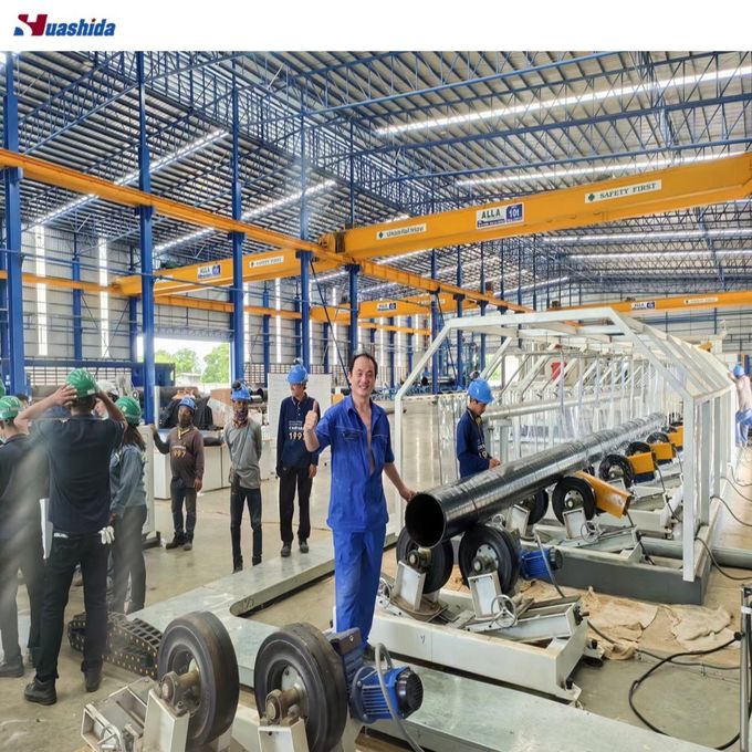 Steel Pipe 3LPE Anti-Corrosion Coating Line Manufacturer
