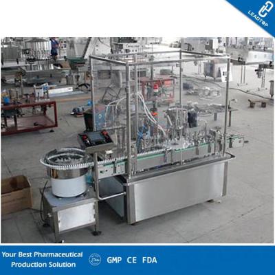 Eye Drop Liquid Filling Machine , Filling And Sealing Machine Siemens Controller System
