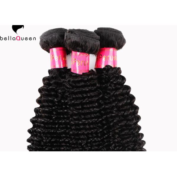 Отсутствие смешивания отсутствие утка Хяр волны перуанских человеческих волос путать Кинкы курчавого для дам