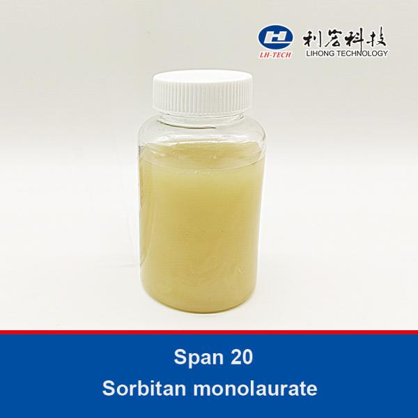 Span 20 Food Grade Sorbitan Monolaurate Surfactant Cosmetic food emulsifiers Cas 1338-39-2