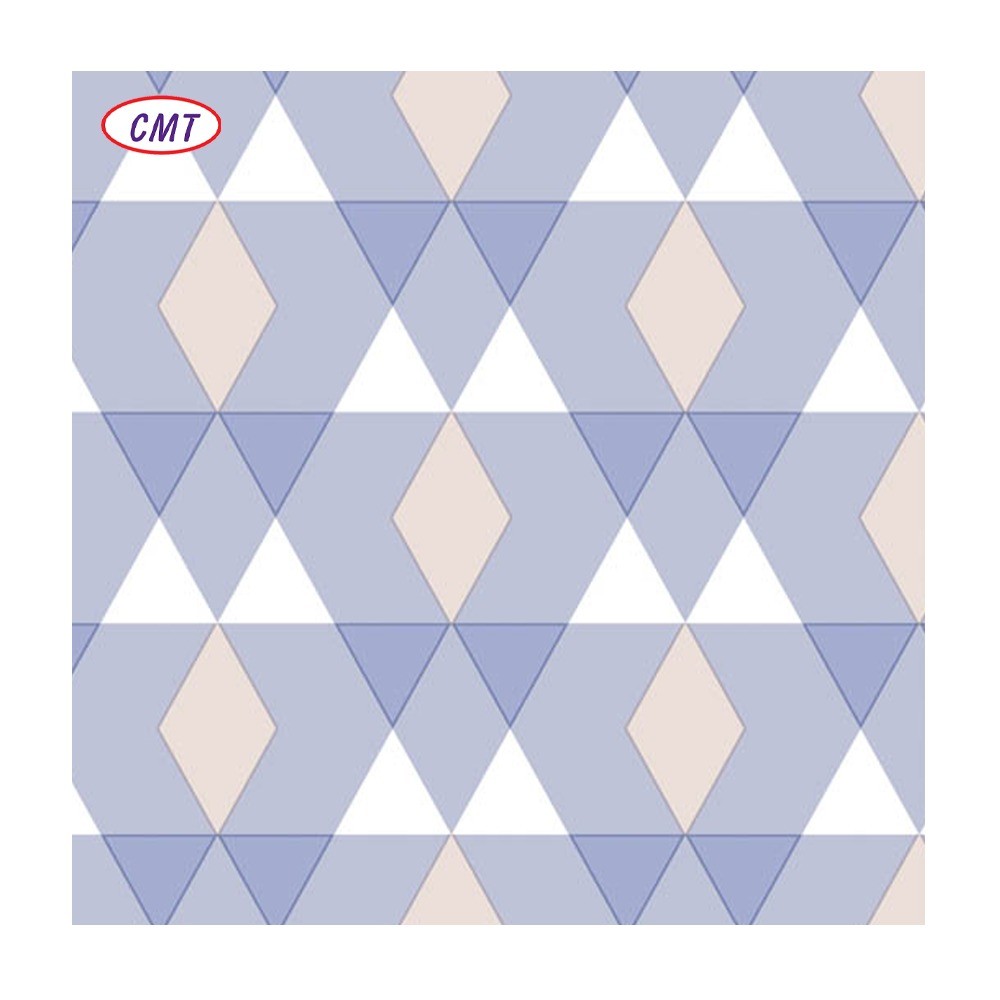 Digital Triangle Diamond Printed Oxford Fabric Medium Weight for Tablecloth Bags