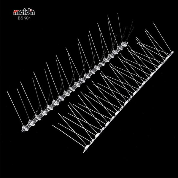 Outdoor Balcony Roof Plastic Stainless Steel Anti Pigeon Bird Spikes Deterrent Device