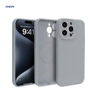 Couvercle de téléphone en silicone liquide à contact doux étanche aux chocs avec étui en silicone Magsafe