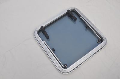 525x525mm Anodized Aluminum Square Hatch Porthole With Tempered Glass For Marine Boat Yacht