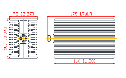 DC-4.0GHz -110dBc N Female RF Dummy Load
