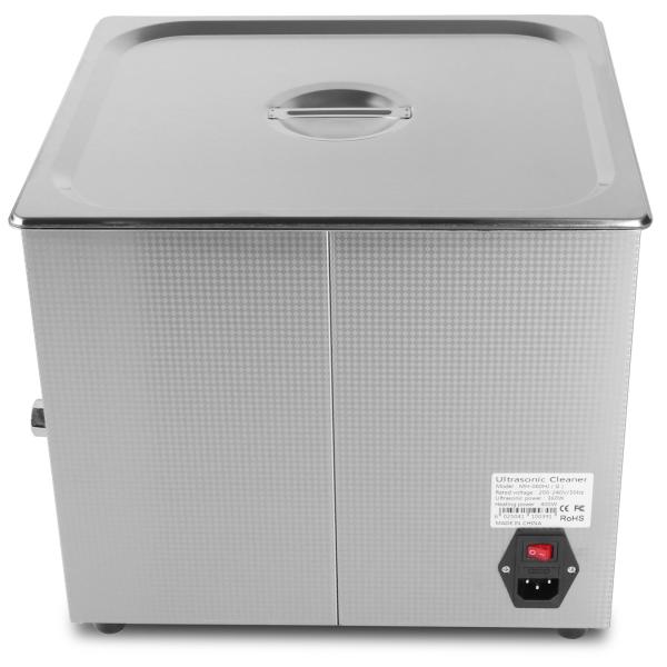 Professional 15L Ultrasonic Cleaner with Encoded Timer Heater Basket Multi-Application for Jewelry Glasses Chains Watches