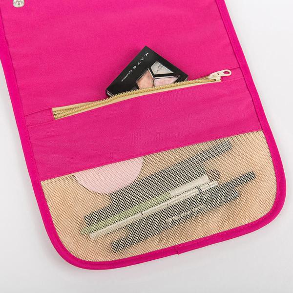 Foldable Travel Toiletry Cosmetic Bag Storage Makeup Bag Organizer Polyester