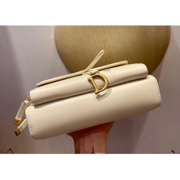 19cm Length Leather Caro Double Hand Bag Super Capacity Adjustable Strap