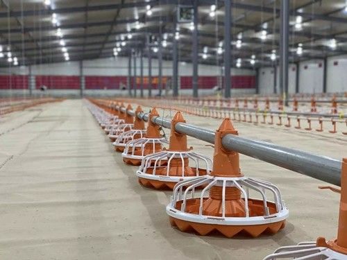 45mm гальванизировали систему фидера сверла стальной трубы для дома птицы