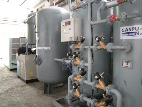 Générateur d'azote PSA 400 Nm3/heure 95-99,9995% de pureté Automatique