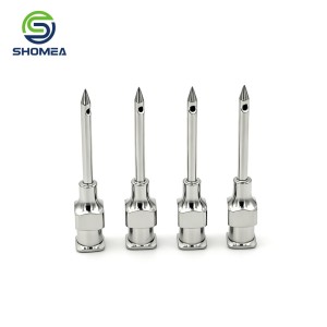 Customized Pen‑Tip Side Hole Needle With Luer Connector