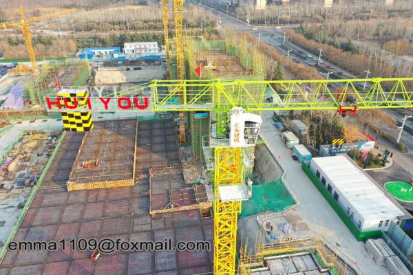 6t Load Capacity Top Flat Tower Crane Type PT6013 EXW FOB CIF Price