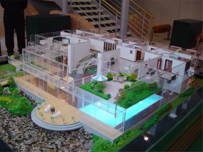 Escala 1/25 interior extravagante do modelo da arquitetura com mobília interna