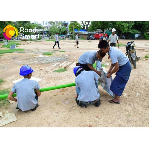 High Brightness Outdoor Solar Street Lights , Solar Powered Parking Lot Lights 2260lm