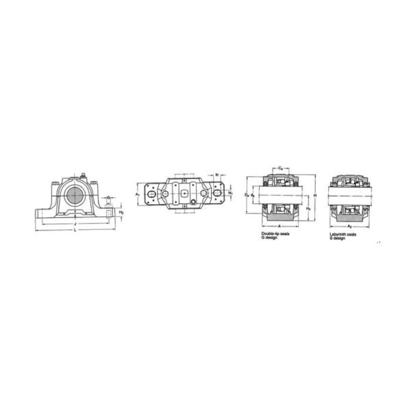 NTN NSK Brand SNL518-615 Split Plummer Block Bearing Housing 80mm × 160mm × 37mm