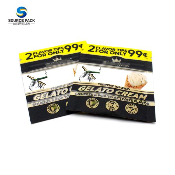 Plastic Heat Seal Cigar Packaging Customized For Smoking Tip