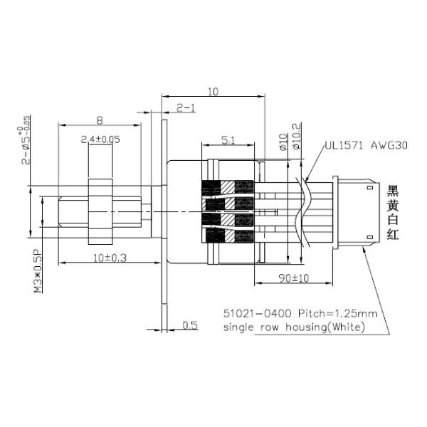 небольшой мотор электрических двигателей 10mm после полудня DC 18ohm микро- stepper с углом шага винта руководства 18°