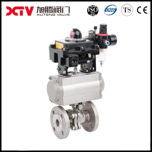 Stainless Steel High Platform Flanged Floating Ball Valve 300LB for Shipping Cost