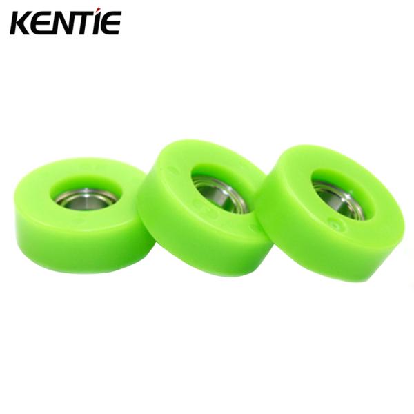 ZZ Shields Low Friction Ball Bearing Pulley POM Coat R188 4*12.7*4.8mm Green Color