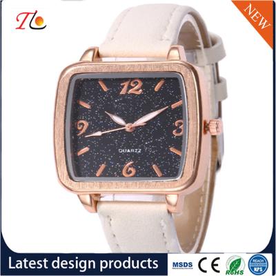 Wholesale PU Lady Wrist Watch Alloy Case Square Dial Multicolor Strap PU Watch Band Fashion Watches