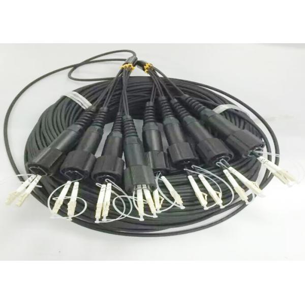 8 Core Outdoor Fiber Optic Cable / Singlemode Or Multimode Fiber Optic Cable
