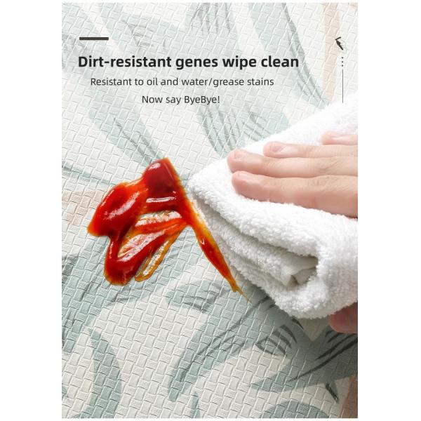 Нескользящий кухонный коврик с подушкой и стираемым диатомным ковриком для комфорта на полу