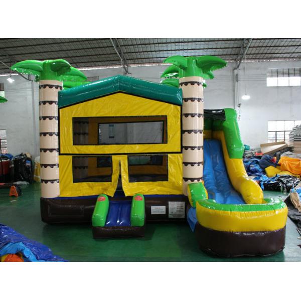 Fireproof 0.55mm PVC Inflatable Bounce House For Commercial Activities