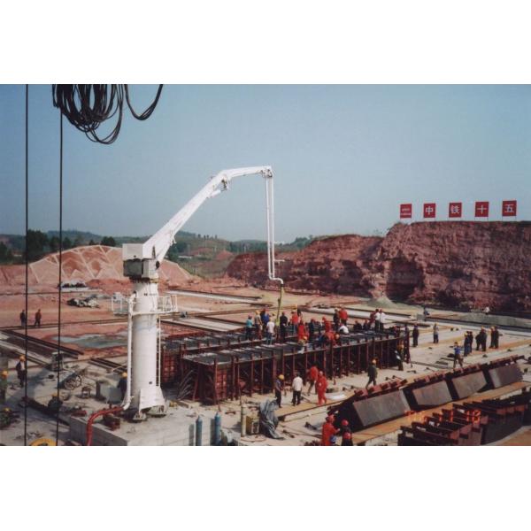 Horizontal Concrete Boom Pump , 11kw Hydraulic Placing Boom
