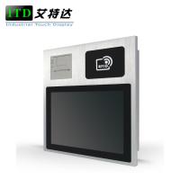 Computador áspero encaixado IP65 do painel do tela táctil para a cozinha fácil de limpar