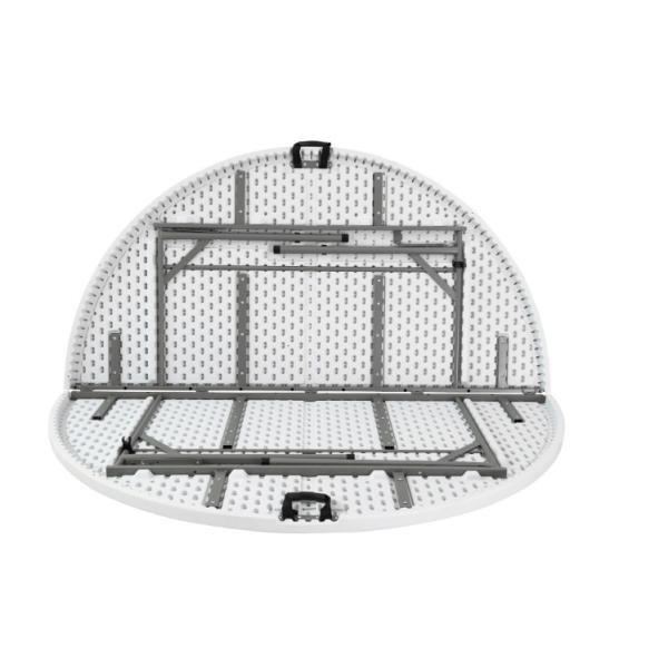 Half Round 10 Seater Folding Plastic Table And Chair For Outdoor