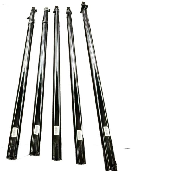 Rod End Ported Telescopic Hydraulic Cylinder 2350mm Stroke With Hard Chrome Plated Steel