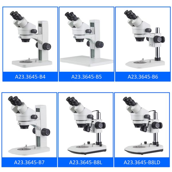 Увеличение 7-45x микроскопов A23.3645 Opto Edu Trinocular стерео