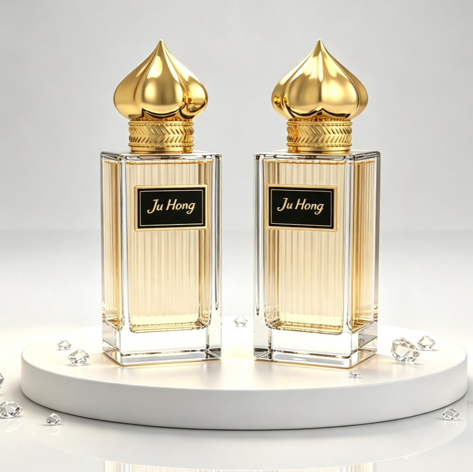Luxury Gold Crown Zinc Alloy Perfume Bottle Cap for Premium Fragrance Packaging