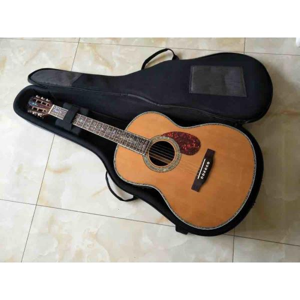 39 inches ooo45s Acoustic Guitar Top AAA Solid Red Cedar Abalone Binding Body With Fishman Pickups Rosewood fingerboard