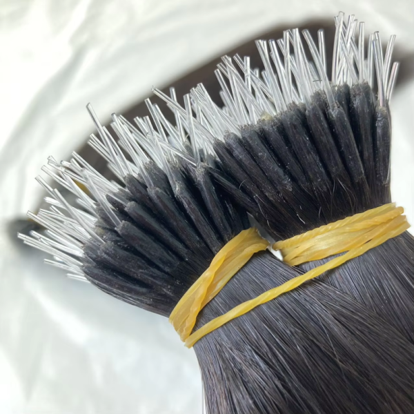 Transparent Hard Plastic Nano Tip Hair Extensions Premium Keratin Hair Plastic Nano Ring Vietnamese Virgin Hair