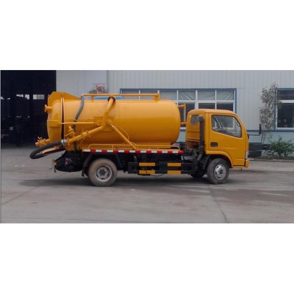 Dongfeng duolika 4*2 7000 liters used sewage suction truck for sale