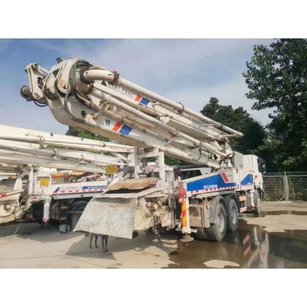 2011 Zoomlion 38m Semi-Dry Concrete Pump Truck for Batching Plant Sale at Good Orange