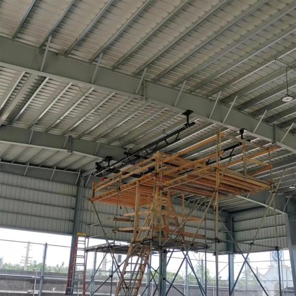 LDK Sport Electric Fold Manual Mounted Basketball Backboard Stand FIBA Hanging Ceiling Basketball Hoop for Sale