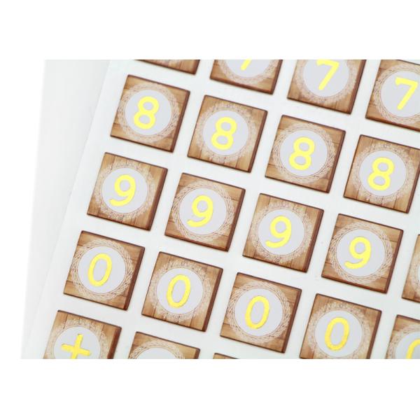 Adhesive Kids Sticker Printing Smily Face Emoji Or Letter Symbols Patten